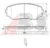 MAZDA EHY23328Z Brake Pad Set, disc brake